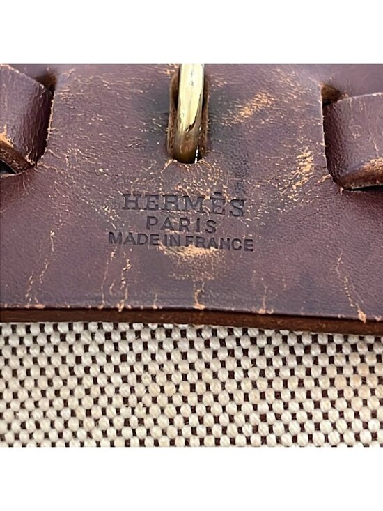 Hermes Backpack Herbag a Dos Beige Brown main image 10